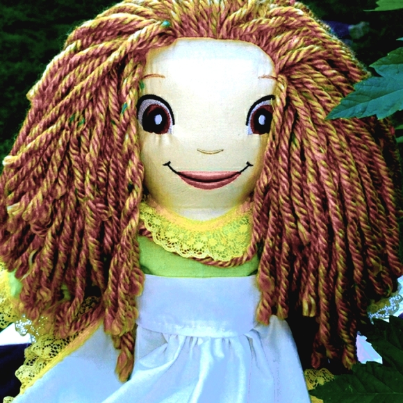 Handmade 100%Cotton Rag Doll - Picture 8 of 8